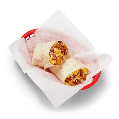 Bacon, Potato, Egg & Cheese Burrito