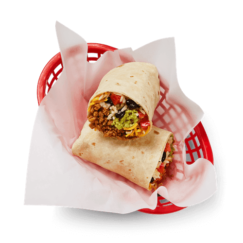 Seasoned Ground Beef Burrito