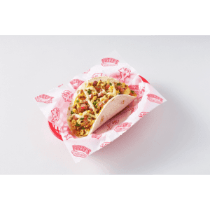 Big Bacon & Chorizo Breakfast Taco